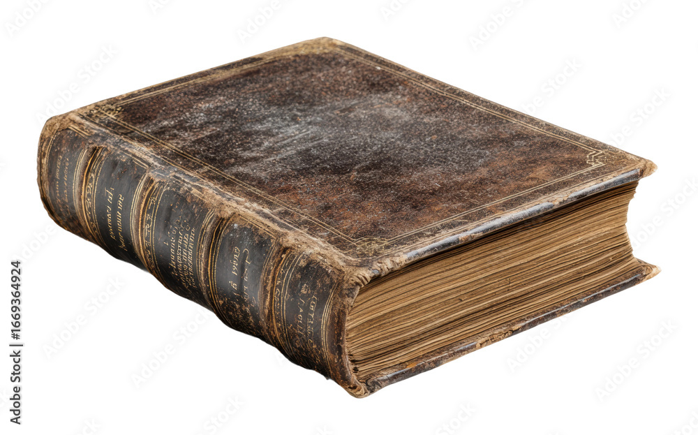 Obraz premium Exploring vintage literature library book antique isolated on transparent background