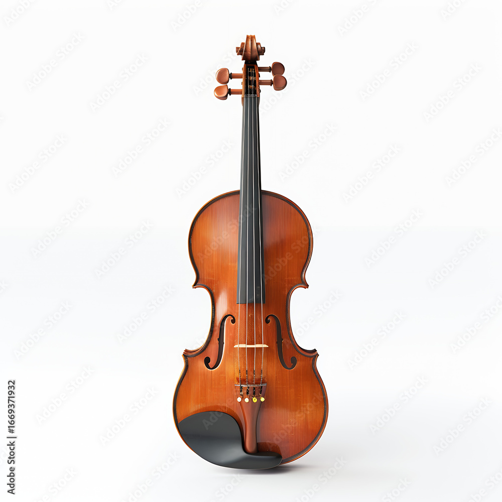Fototapeta premium violin isolated on white background with png white background isolated