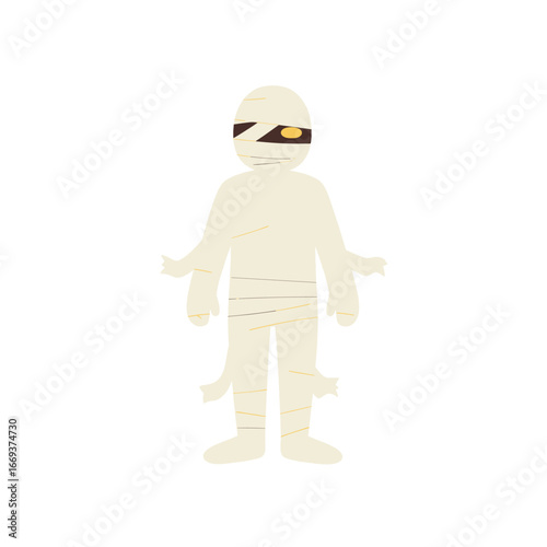 halloween mummy vector
