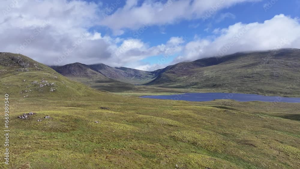 Sunny day in the Scottish Highlands Sunny day in the Scottish Highlands