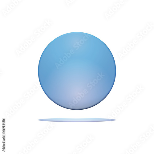 blue glass sphere