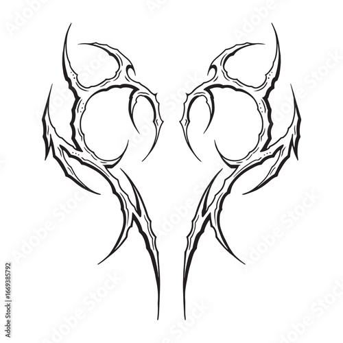 hand drawn illustrations hearth neo tribal
