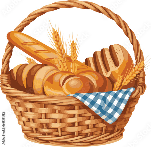 bread in basket