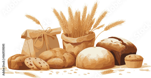 bread and wheat