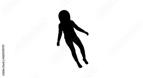 astronaut silhouette floating in space loss, isolation, and the cosmos