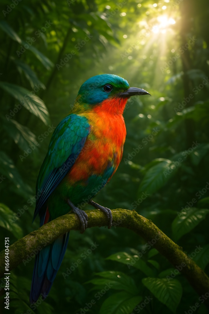 Fototapeta premium blue and yellow macaw