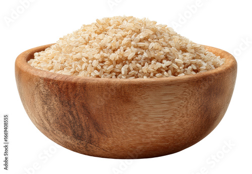 Cooking with brown rice healthy recipes kitchen food home isolated on transparent background