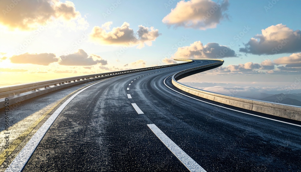 Fototapeta premium Imaginative Pathway Floating in Air