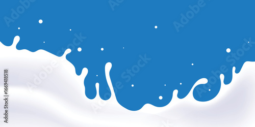 pure milk water wave, promotional design elements, products, packaging