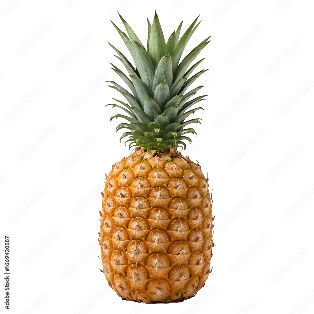 Fototapeta premium pineapple on white background