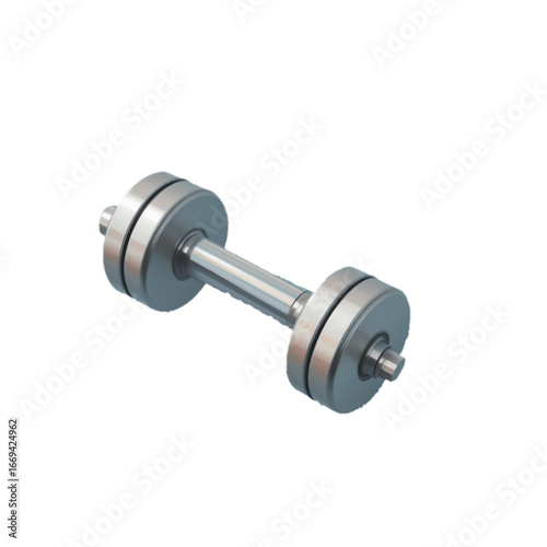 Flat colored gym equipment vector illustration with transparent background 
