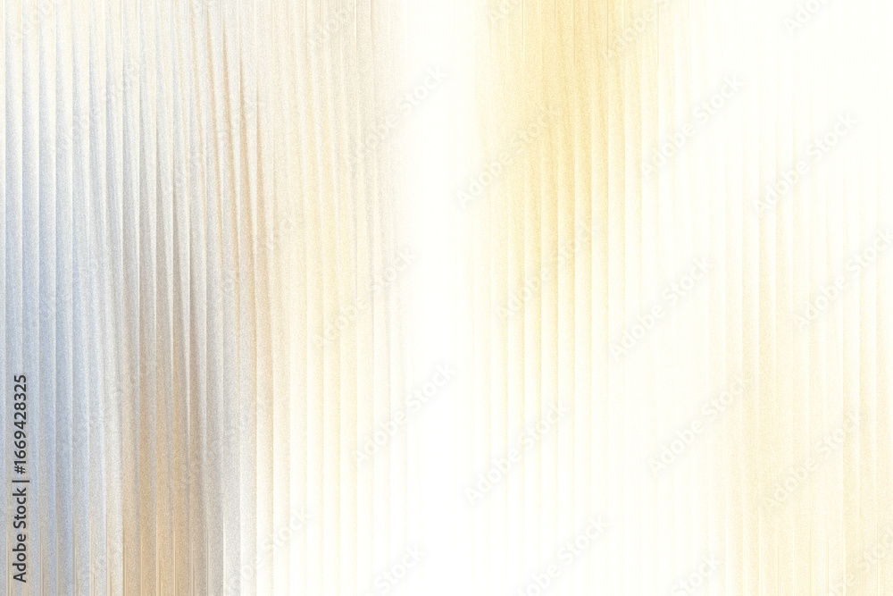 Obraz premium Abstract vertical lines with a gradient of blue, gold, and white create a textured, shimmering background