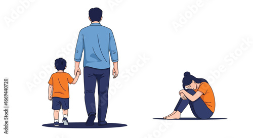 Family Struggle and Emotional Distance