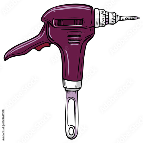 Modern Otoscope Medical Tool for Ear Examination and Diagnosis