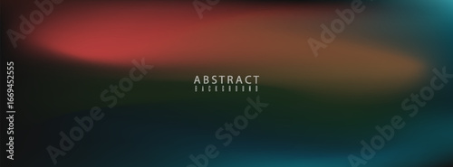Abstract blurry gradient background set with vibrant neon colors. Mixture of red, green, teal, and orange tones creating a futuristic and artistic look.