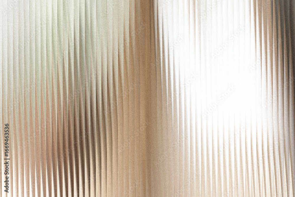 Fototapeta premium A textured background with vertical ribbed lines, creating a sense of depth and abstract pattern with a soft, diffused light
