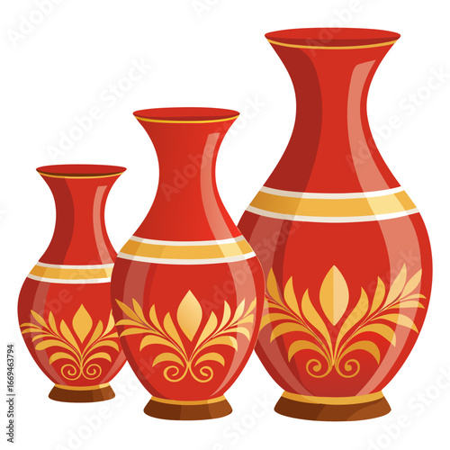 vase on a white background