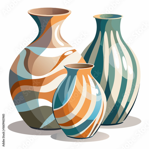 vase on a white background