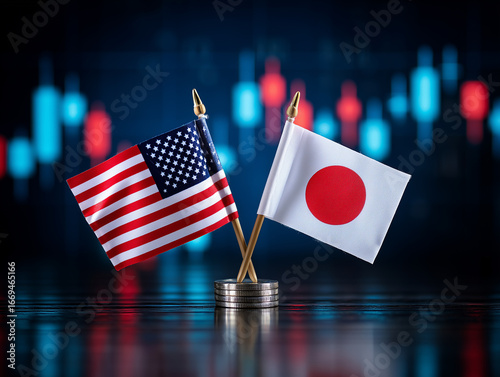 アメリカと日本の株価