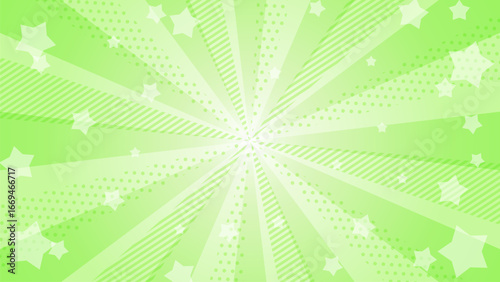pop stars popping out yellow-green radiation Background Illustration