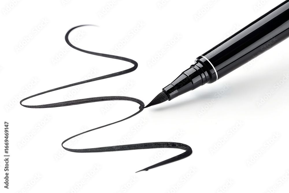 Fototapeta premium fountain pen on white background