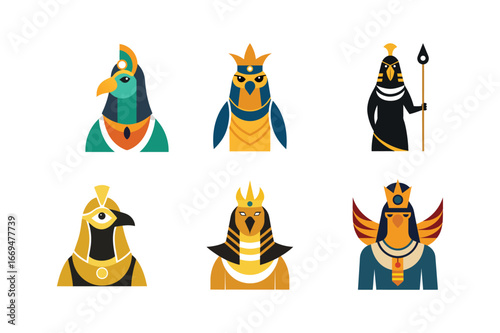 Horus God of the Sky Majestic Bird Faced
