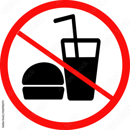 No Outside Food Sign