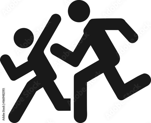 No Running Pictogram