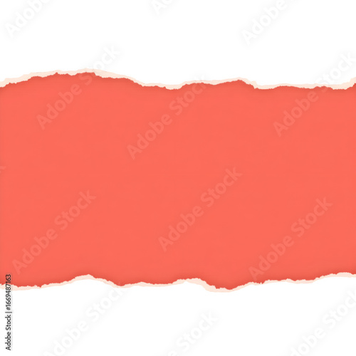 Wallpaper Mural Torn paper effect with vivid red center and fiery edges overlay transparent background Torontodigital.ca