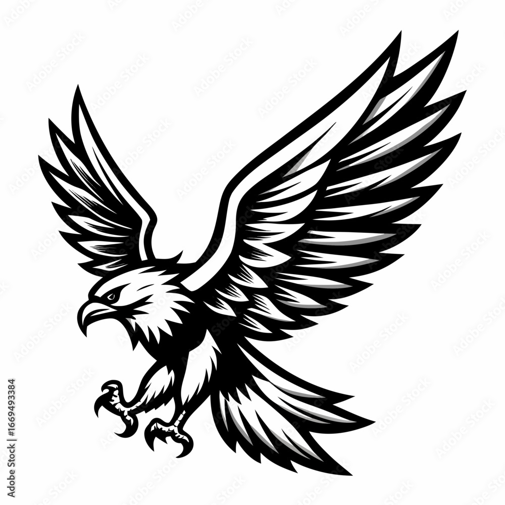 Obraz premium Vibrant close-up of a blue chameleon with a rainbow eye