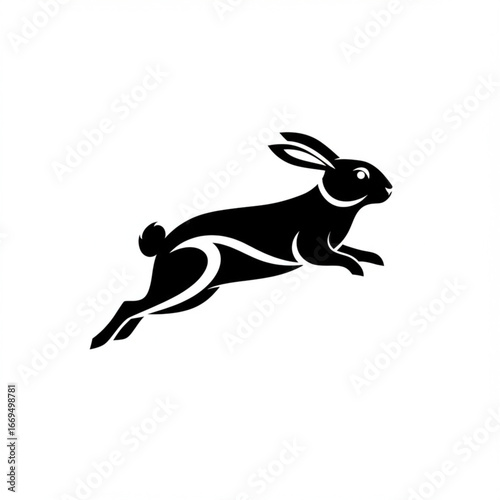 "Cute baby rabbit vector illustration, adorable and fluffy, ideal for children’s books, packaging, and designs that highlight innocence and playfulness."