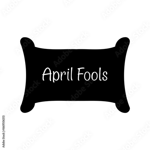 Pillow with April Fools message, a prank for a fun holiday tradition