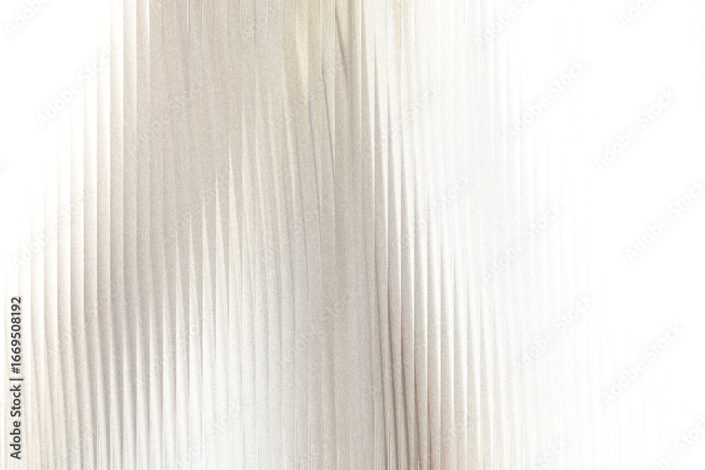 Fototapeta premium A closeup view of a textured surface with vertical ribbed patterns, creating a sense of depth and abstract design