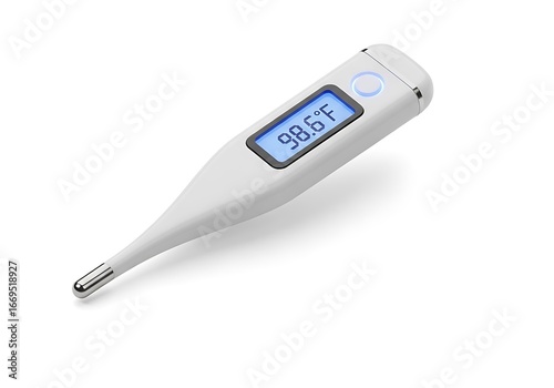 Digital Thermometer Showing Temperature