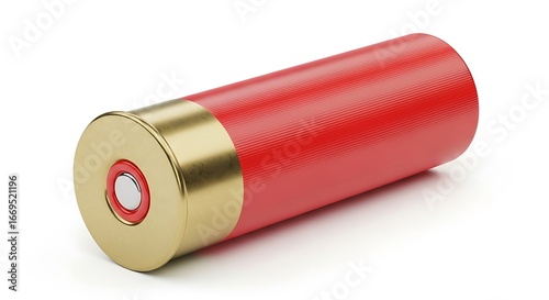 Shotgun Shell Ammo - Red and Gold
