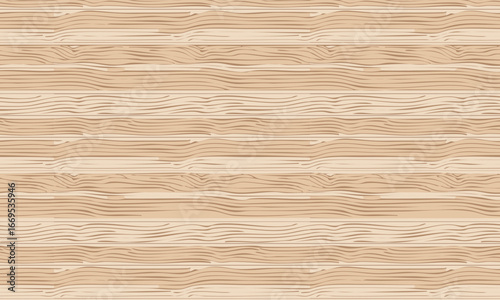 Realistic Seamless Bamboo Wood Plank Texture Background