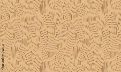 Tableau sur toile Seamless Abstract Texture of Dense Tangled Wavy Lines