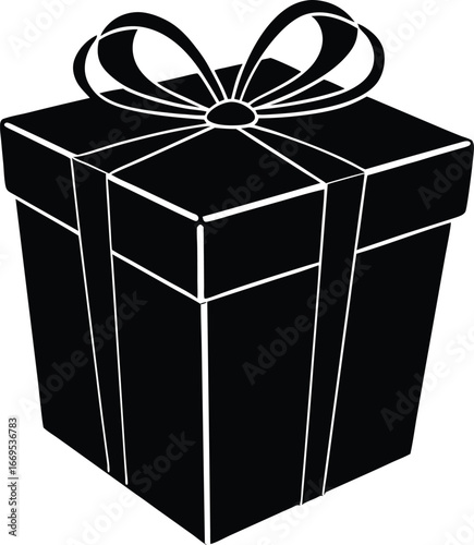 Gift box icon simple illustration of gift box vector icon for web design isolated on white background