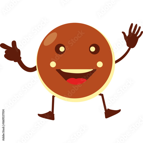 Pancake Cute Character