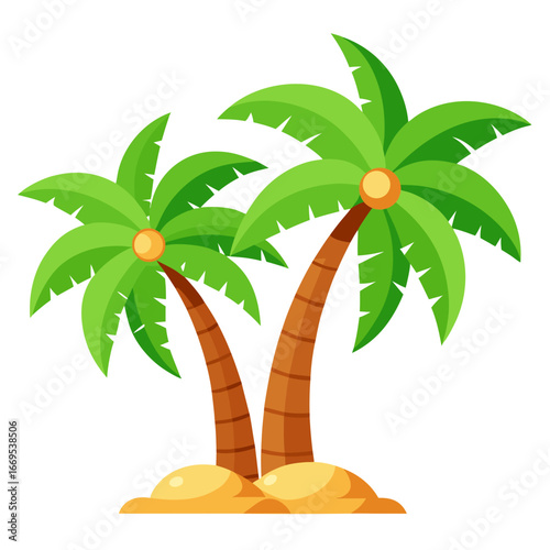 tropical palm tree