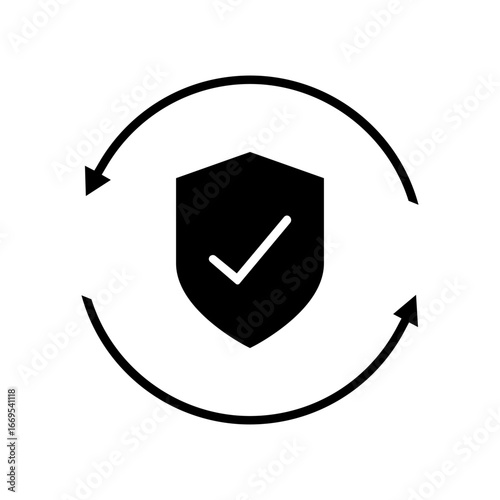 Insurance icon vector set. actuarial illustration sign collection. insurance policy symbol. assurance logo.
