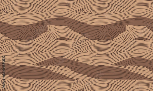 Seamless Abstract Wood Grain Pattern Background