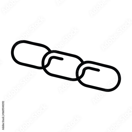 Link icon black fill icon