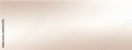 Cream brown background with soft blur and warm color gradation. Plain aesthetic beige banner. Vector clean background with soft pink and peach tones, warm gradient. Autumn pastel design.