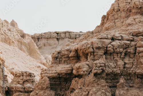 Wallpaper Mural Afternoon view of Badlands National Park rock formations Torontodigital.ca