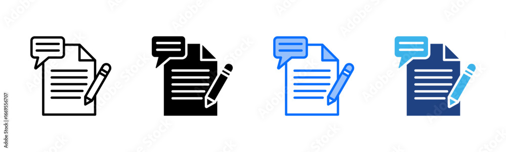 Purpose Statement icon set multiple style collection Purpose Statement icon set multiple style collection