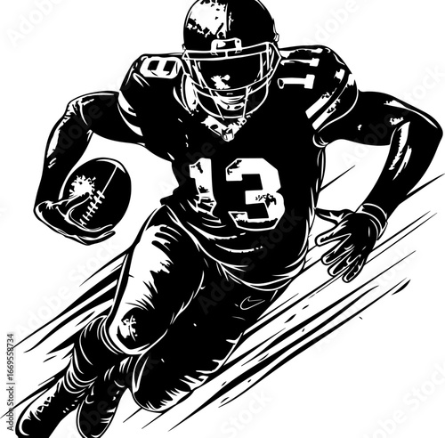 "Gridiron Blitz: #39 in Action"