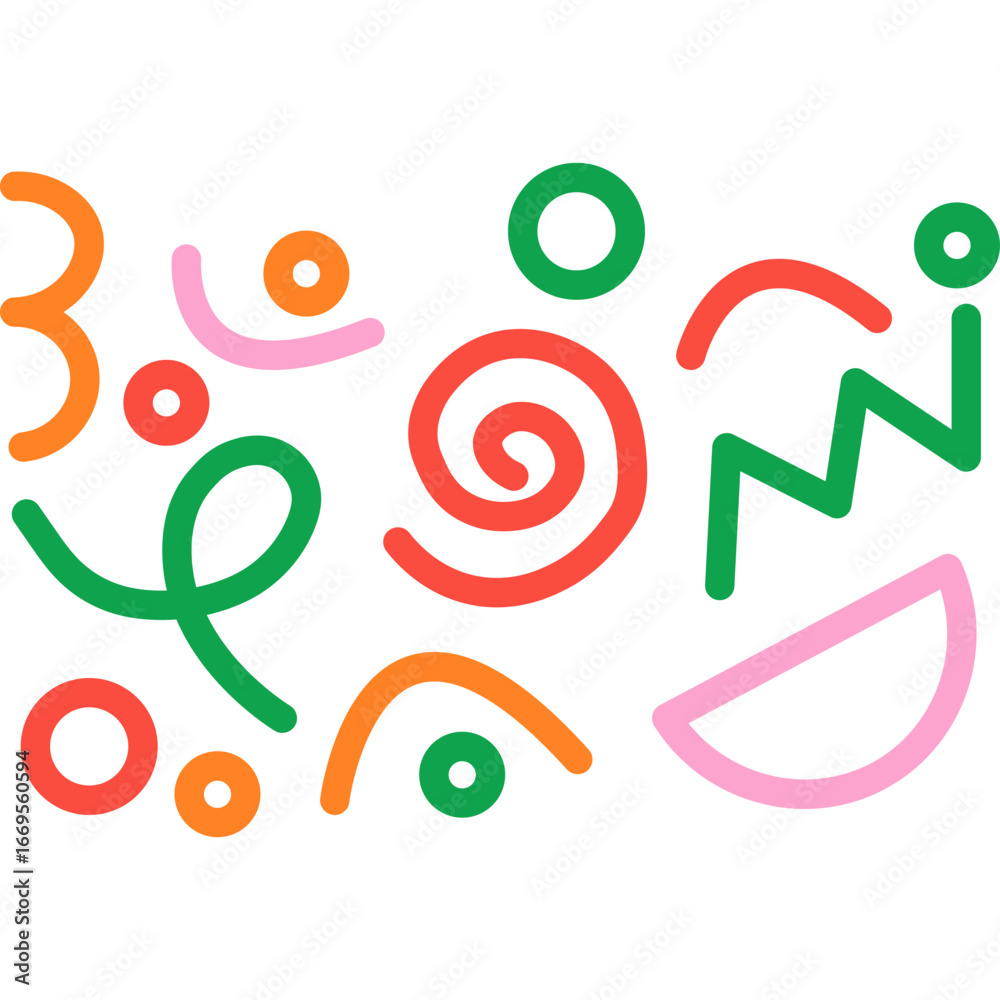 Fototapeta premium Abstract Fun Shape