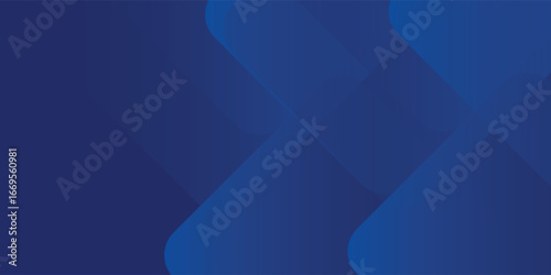 Abstract blue background with glowing geometric lines. Modern blue gradient square shape design. Futuristic technology vector eps10