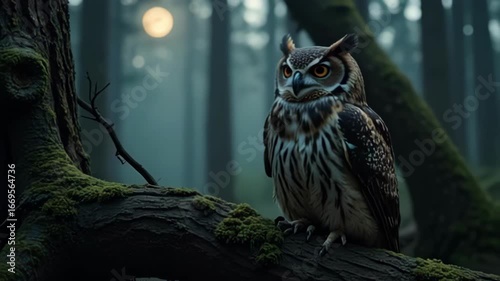 owl in the night